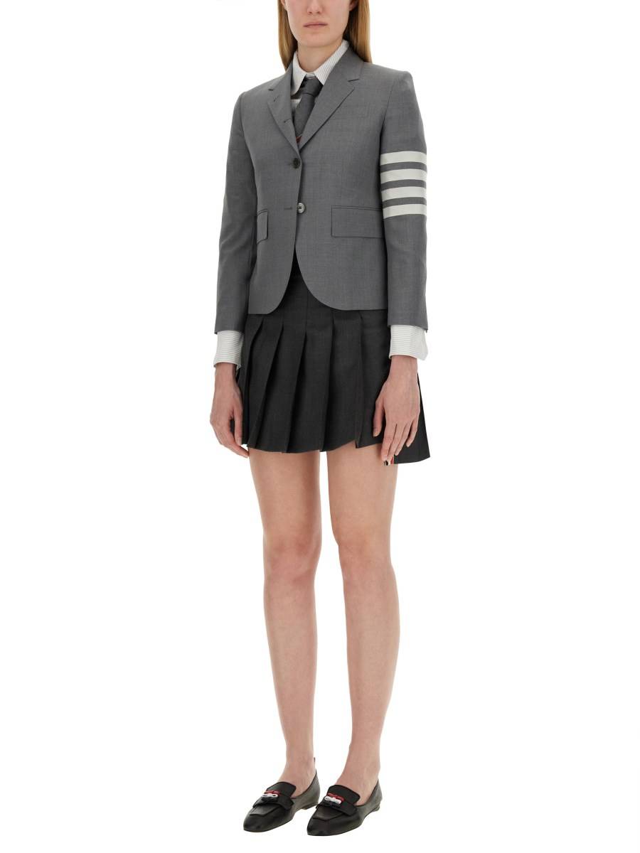 THOM BROWNE GONNA PLISSETTATA IN LANA