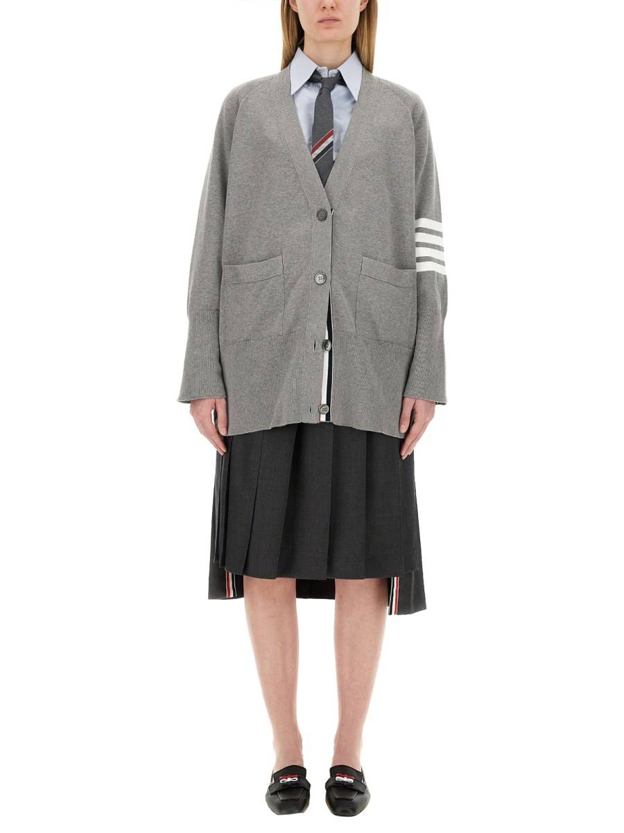 THOM BROWNE GONNA PLISSETTATA IN LANA