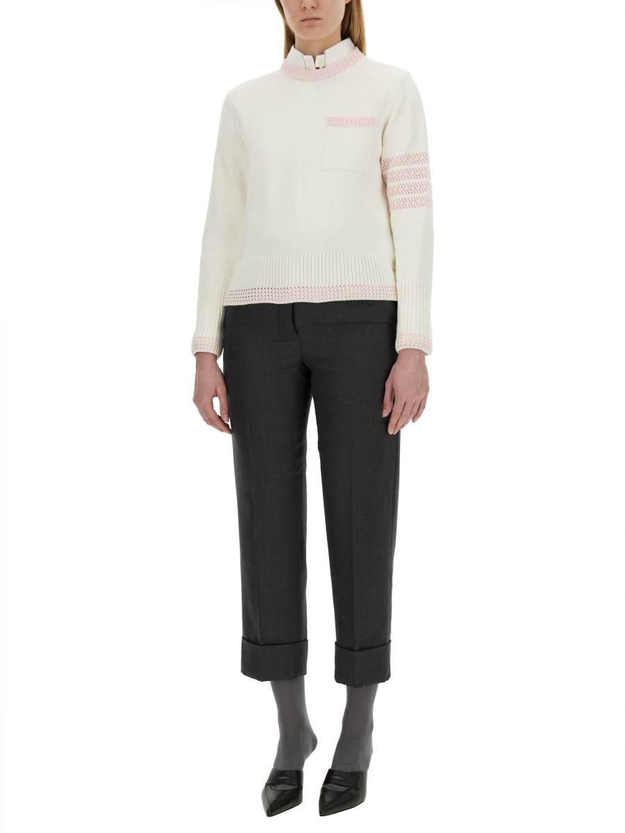 THOM BROWNE MAGLIA "4 BAR STRIPE"