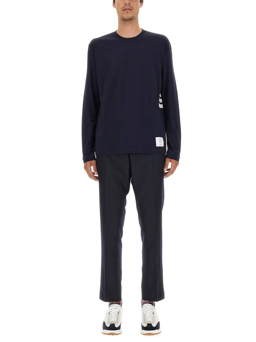 THOM BROWNE MAGLIA 4BAR IN LANA