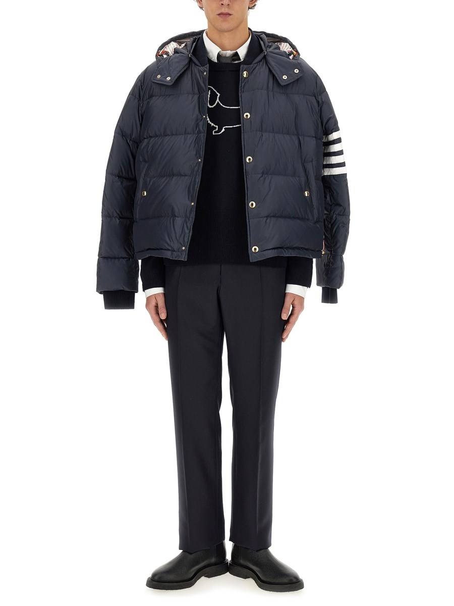 THOM BROWNE MAGLIA "HECTOR" IN LANA MERINO