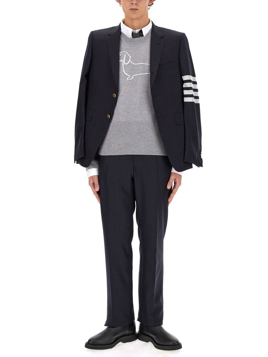 THOM BROWNE MAGLIA "HECTOR" IN LANA MERINO