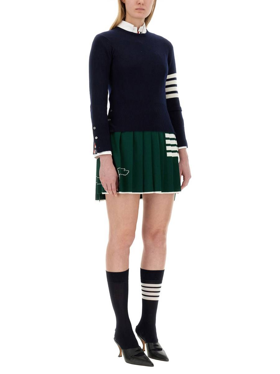 THOM BROWNE MAGLIA IN CASHMERE CON 4BAR