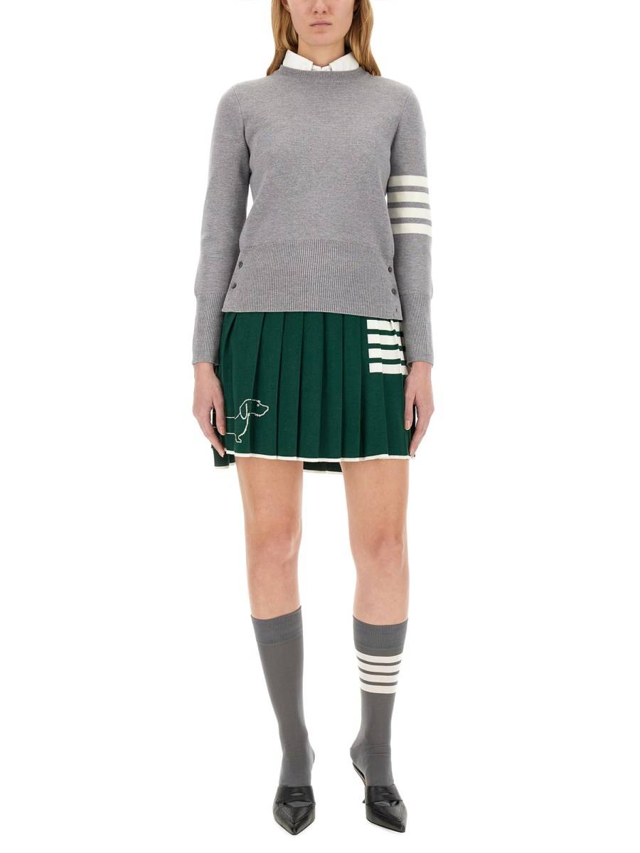THOM BROWNE MAGLIA IN LANA MERINO