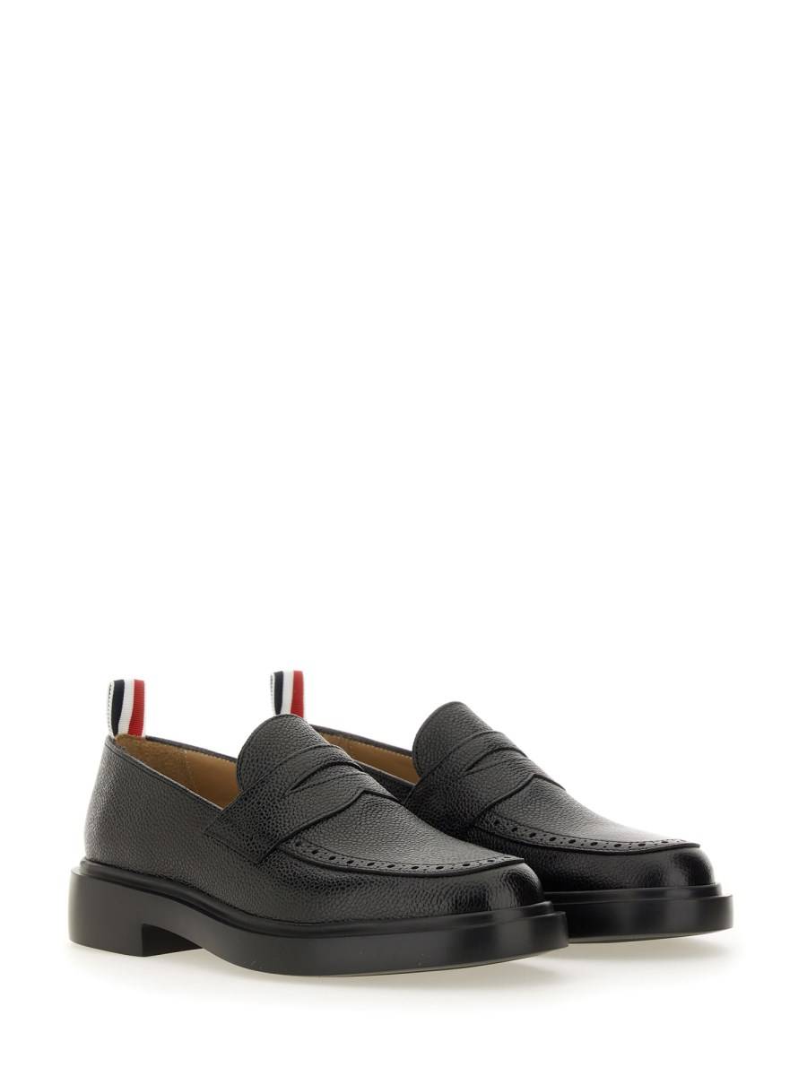 THOM BROWNE MOCASSINO "PENNY" IN PELLE