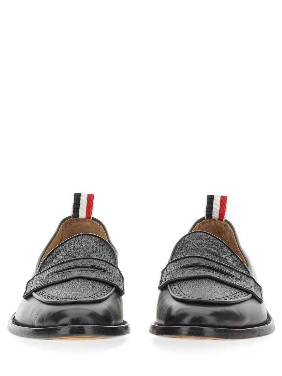 THOM BROWNE MOCASSINO VARSITY PENNY IN PELLE