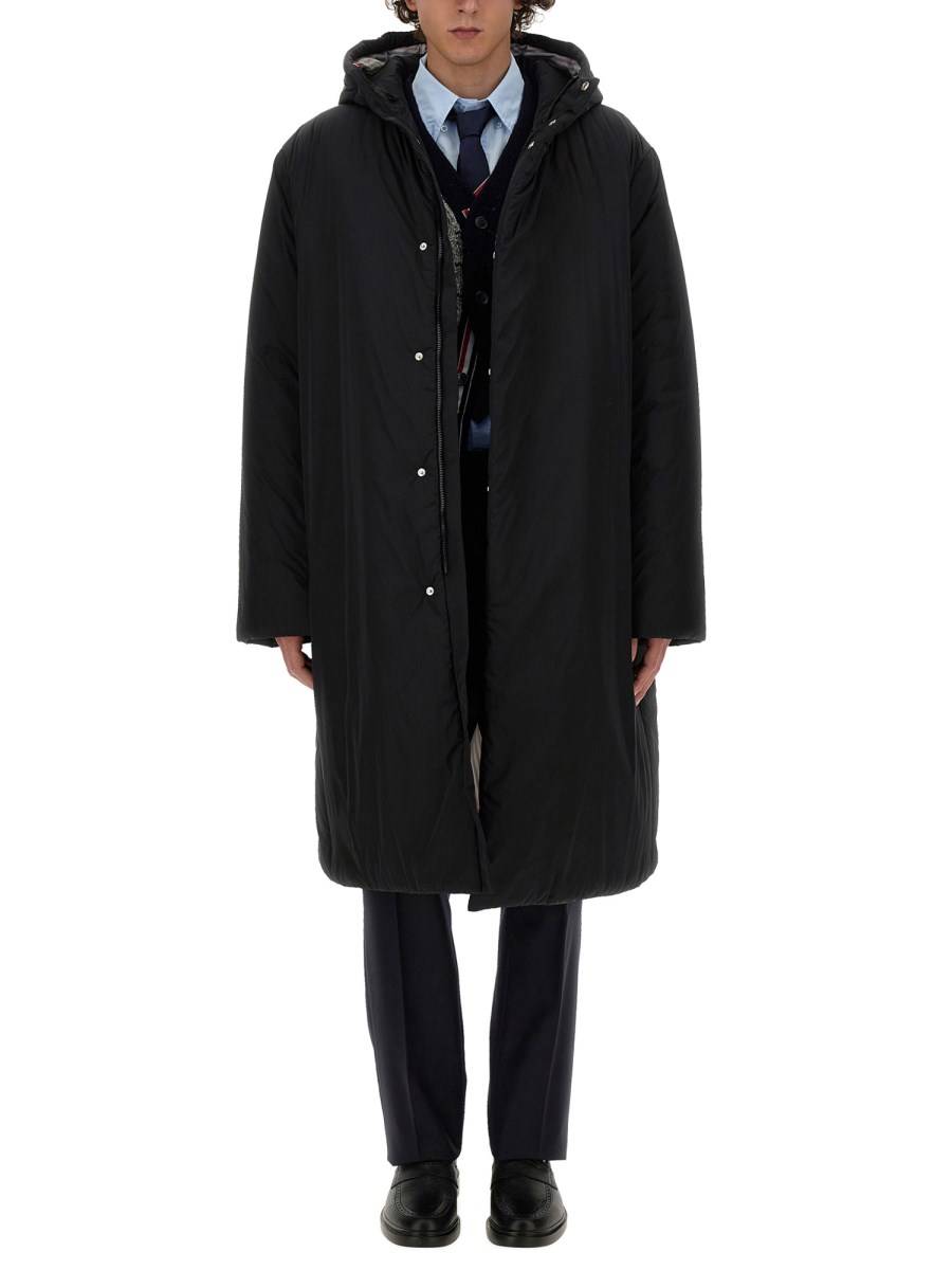 THOM BROWNE PIUMINO TECH CON CAPPUCCIO