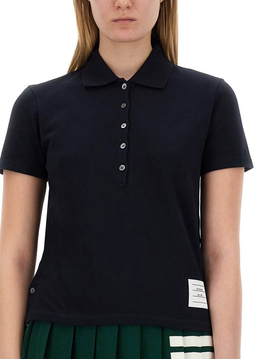 THOM BROWNE POLO IN PIQUE