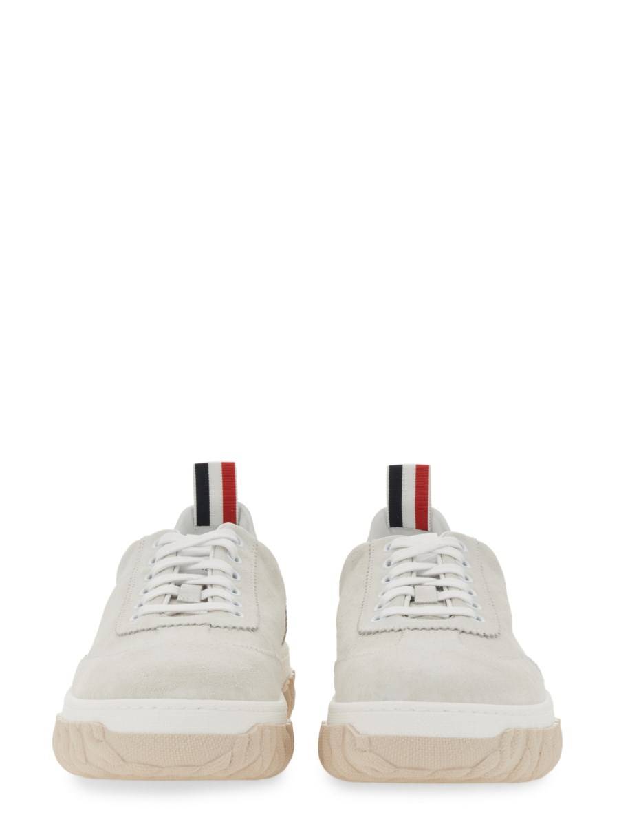 THOM BROWNE SNEAKER COURT IN PELLE