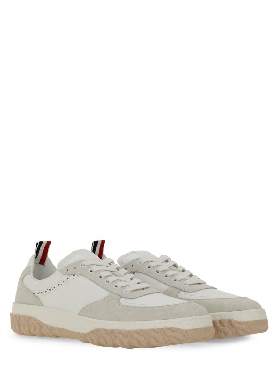 THOM BROWNE SNEAKER IN PELLE
