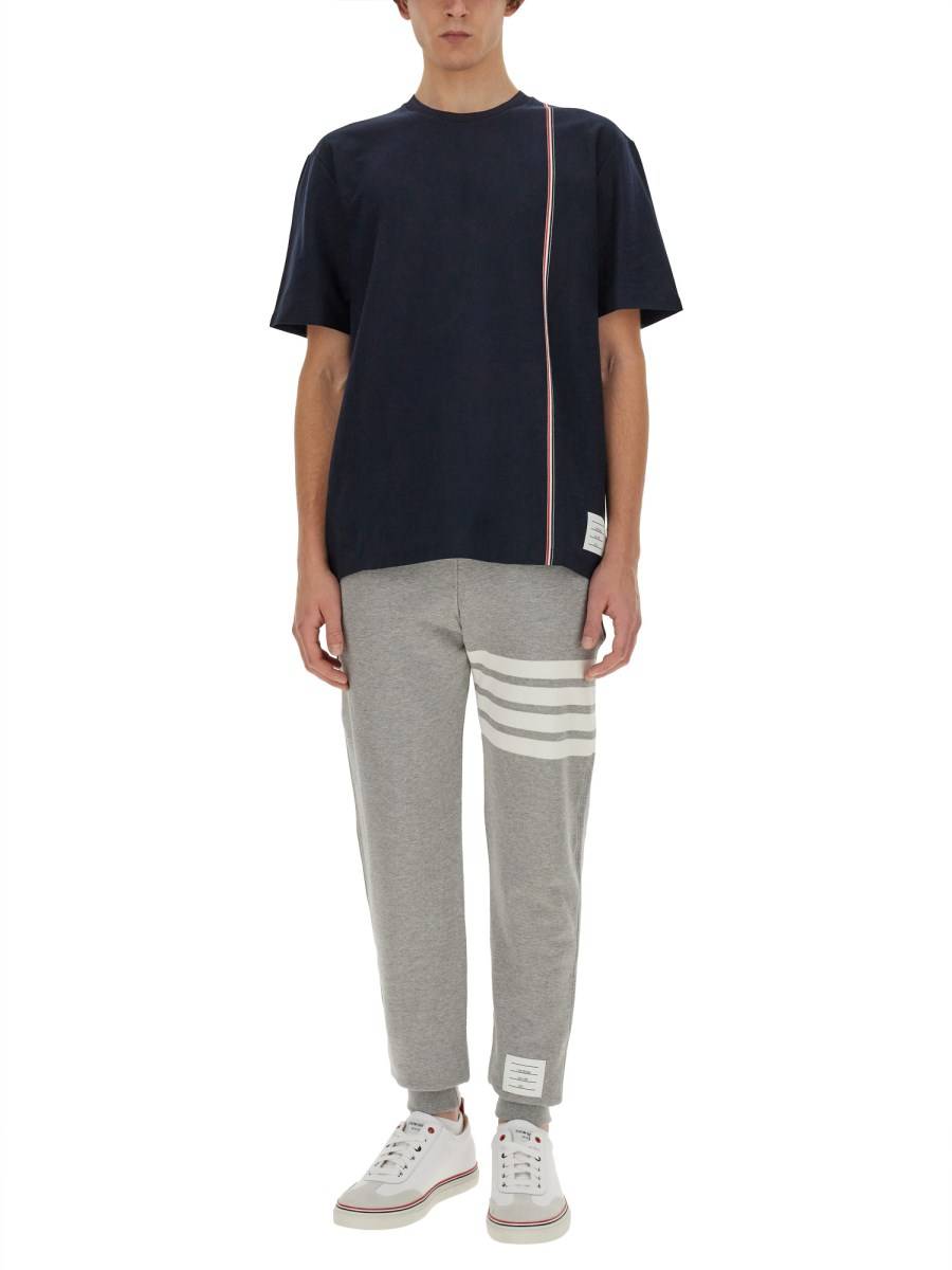THOM BROWNE T-SHIRT IN JERSEY