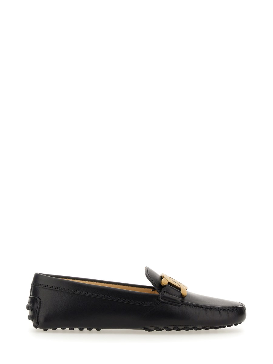 TOD'S MOCASSINO GOMMINO IN PELLE CON CATENA