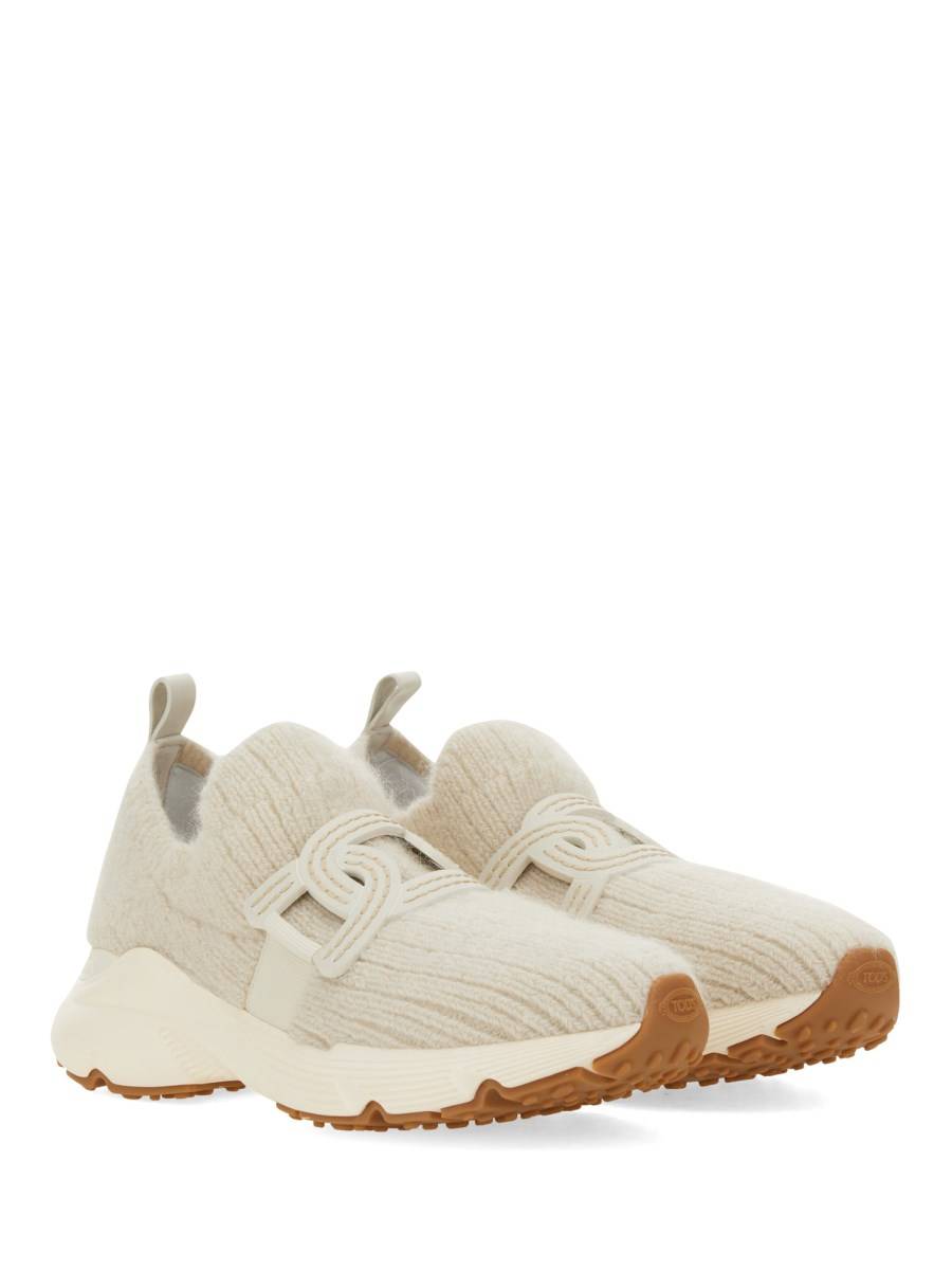 TOD'S SNEAKER CON LOGO IN MAGLIA