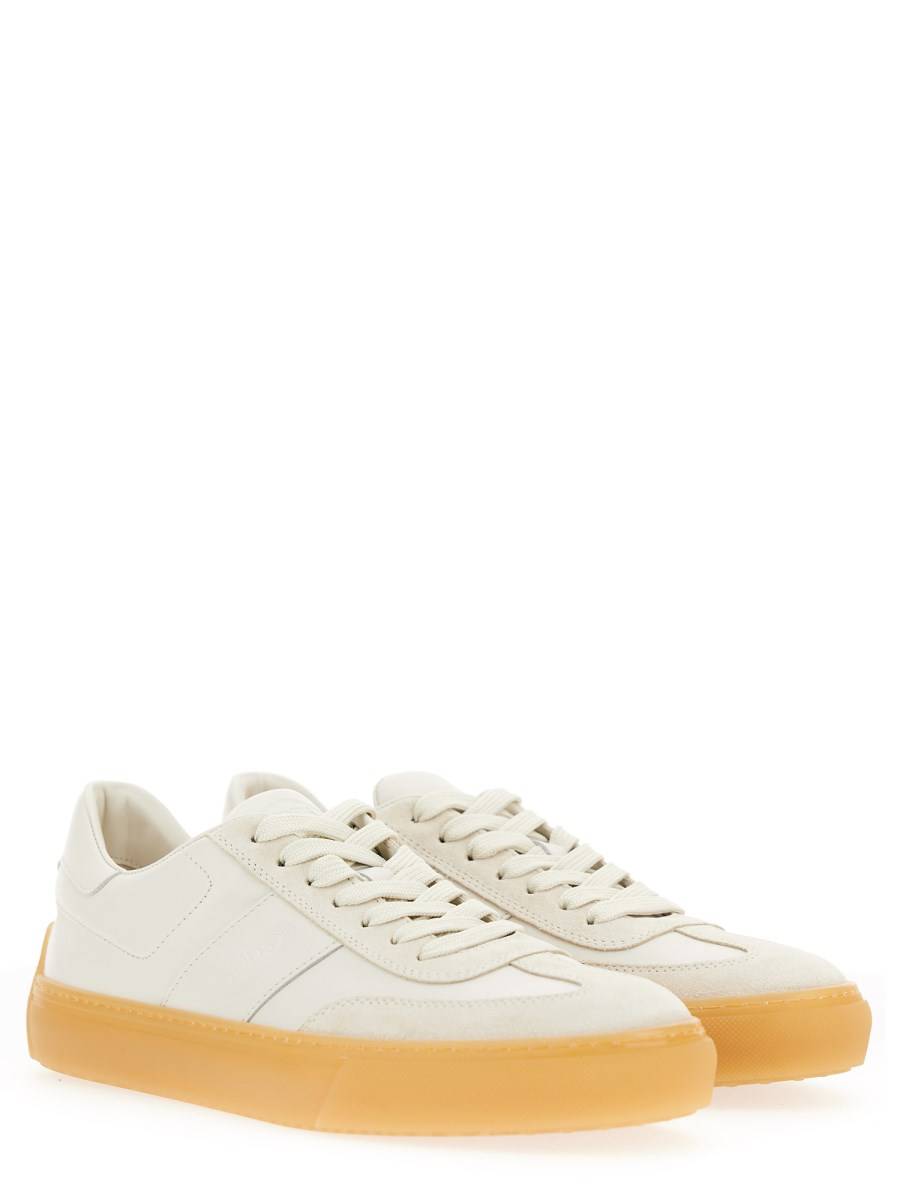 TOD'S SNEAKER IN PELLE CON LOGO