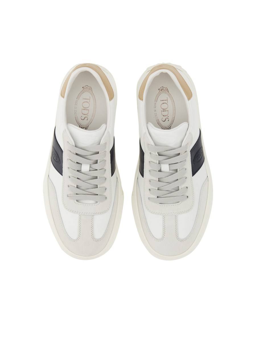 TOD'S SNEAKER IN PELLE CON LOGO