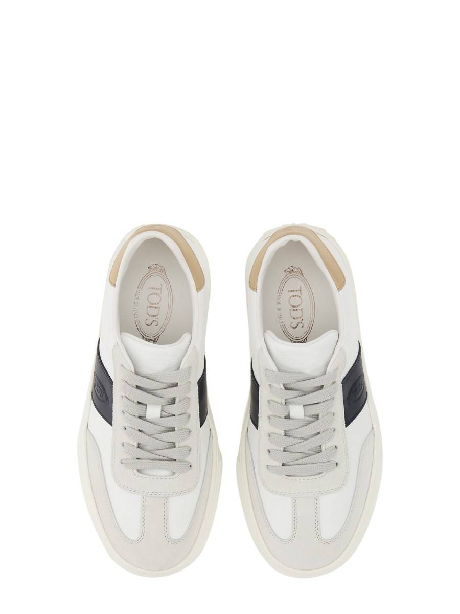 TOD'S SNEAKER IN PELLE CON LOGO