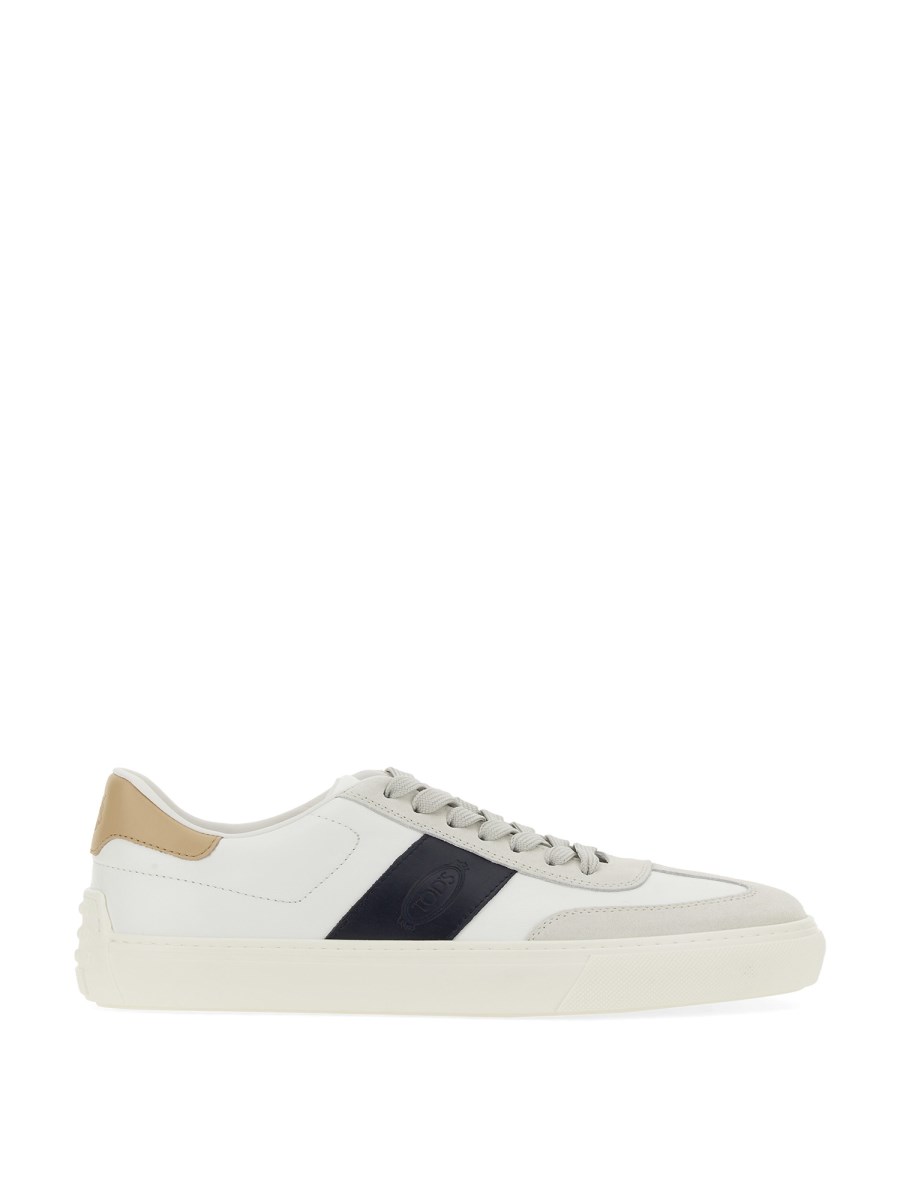 TOD'S SNEAKER IN PELLE CON LOGO