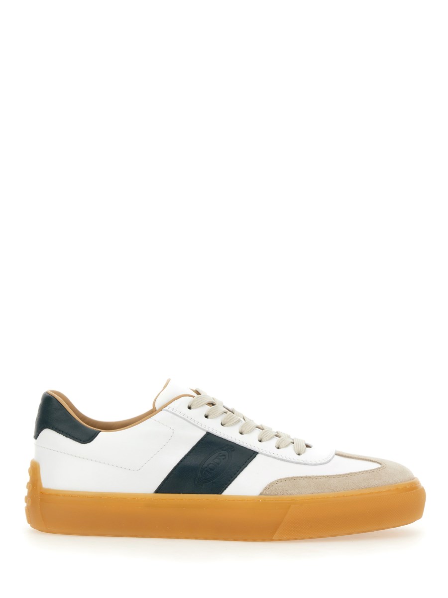 TOD'S SNEAKER IN PELLE CON LOGO