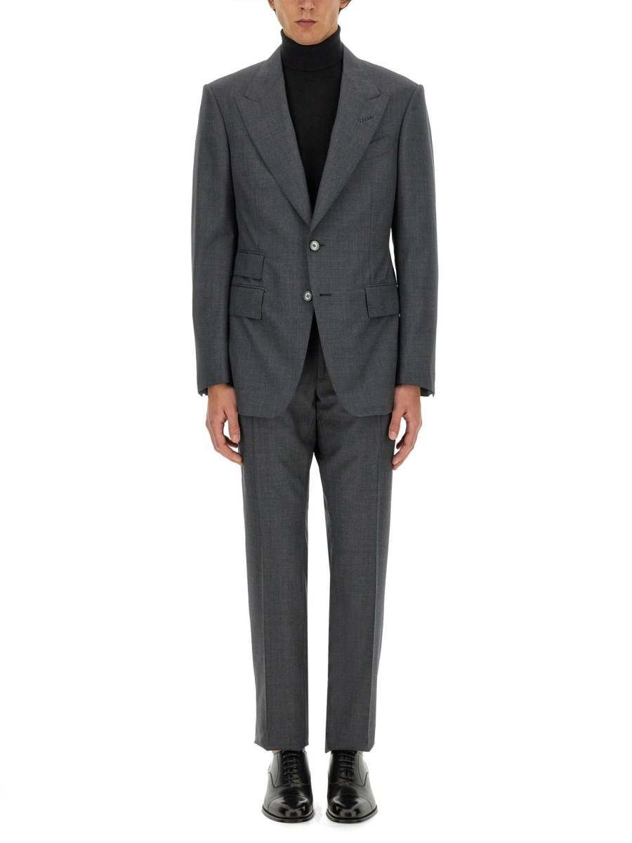TOM FORD ABITO MONOPETTO IN LANA
