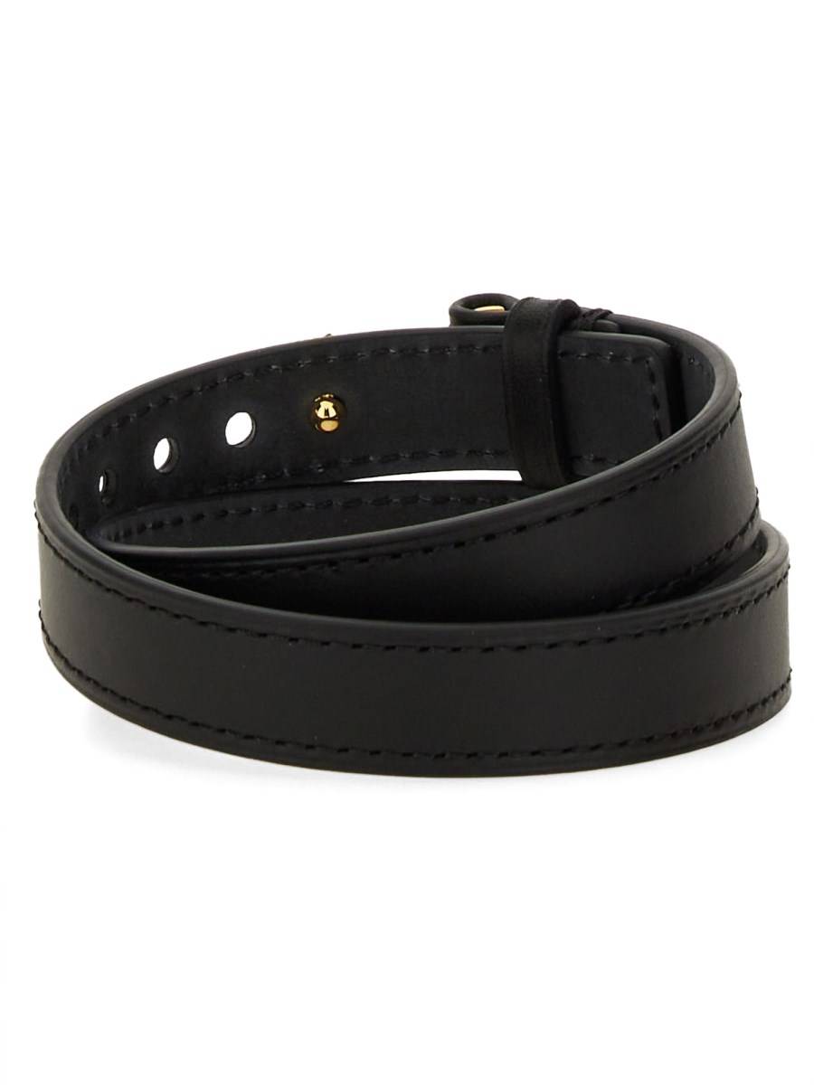 TOM FORD BRACCIALE IN PELLE CON LOGO