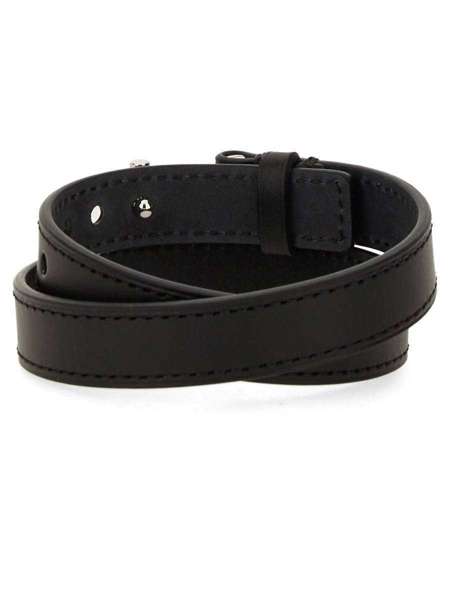 TOM FORD BRACCIALE IN PELLE CON LOGO