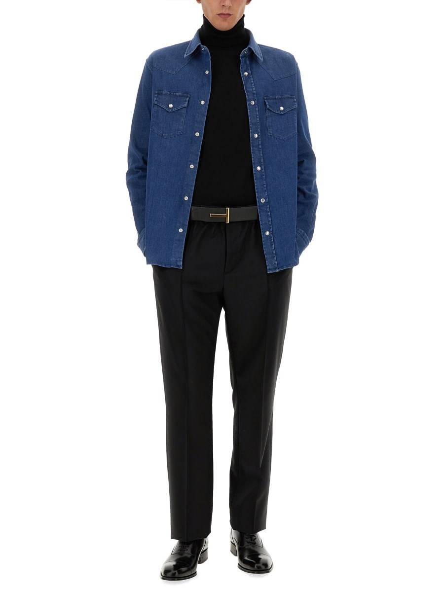 TOM FORD CAMICIA IN DENIM