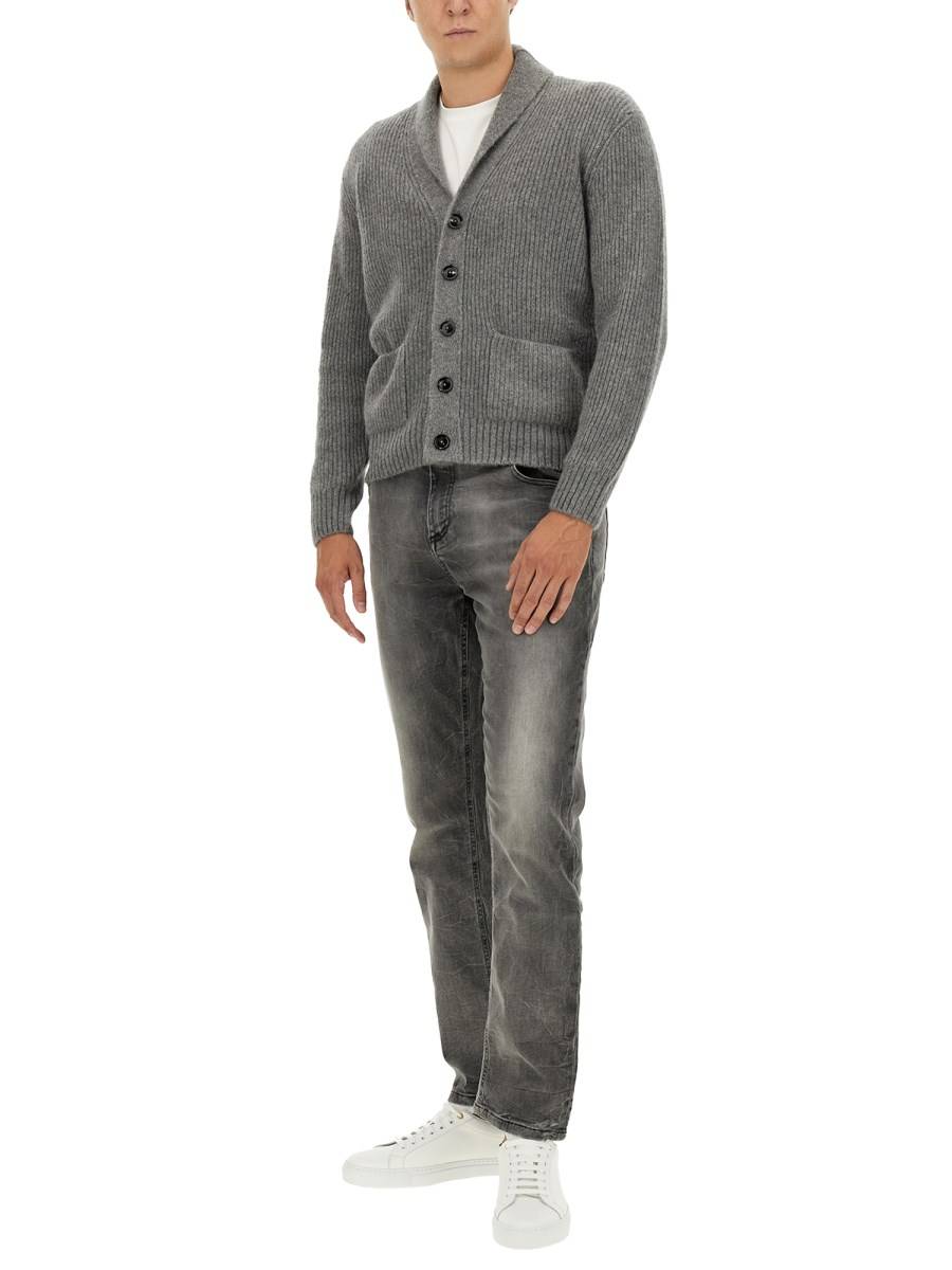 TOM FORD CARDIGAN IN CASHMERE E SETA