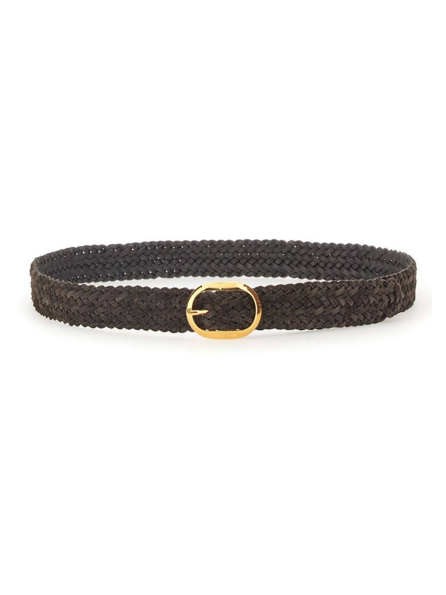 TOM FORD CINTURA IN PELLE INTRECCIATA