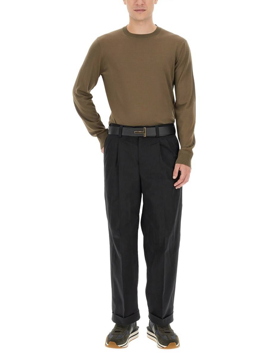 TOM FORD MAGLIA SLIM FIT IN LANA MERINO