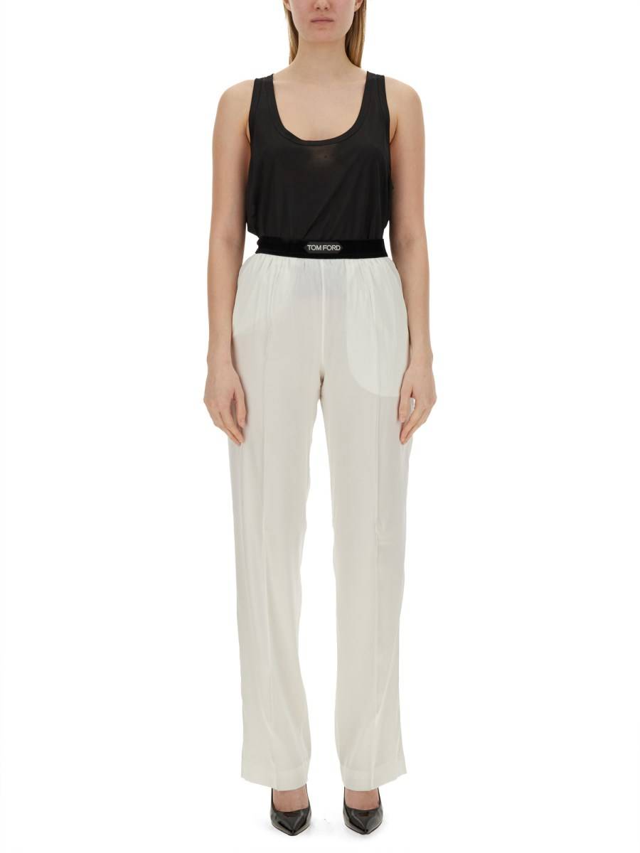 TOM FORD PANTALONE IN SATIN