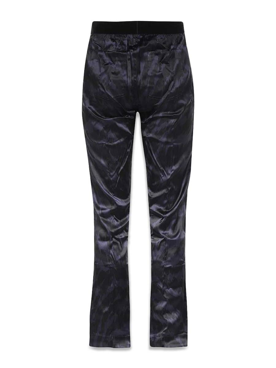 TOM FORD PANTALONE IN SETA CON STAMPA CAMOUFLAGE