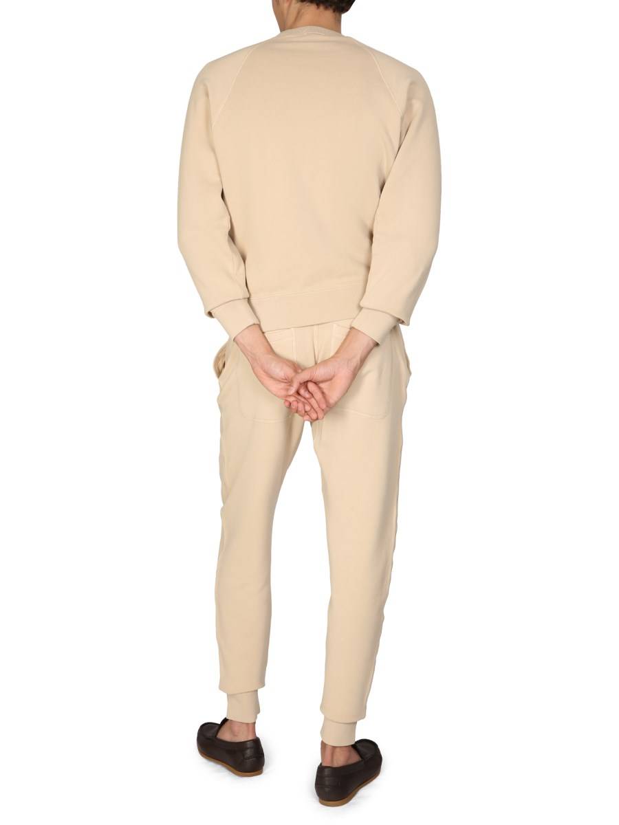 TOM FORD PANTALONE JOGGING IN FELPA DI COTONE