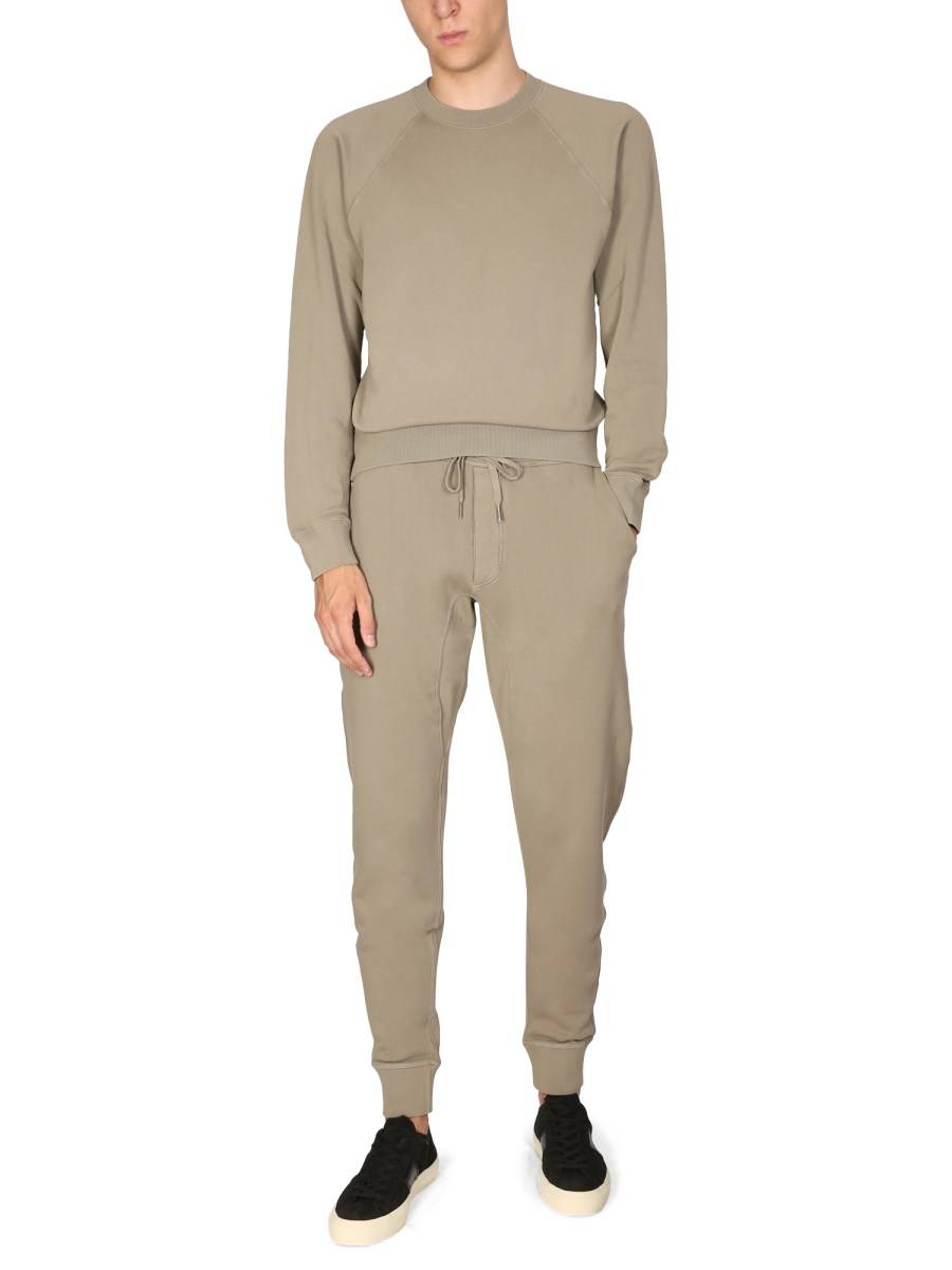 TOM FORD PANTALONE JOGGING IN FELPA DI COTONE