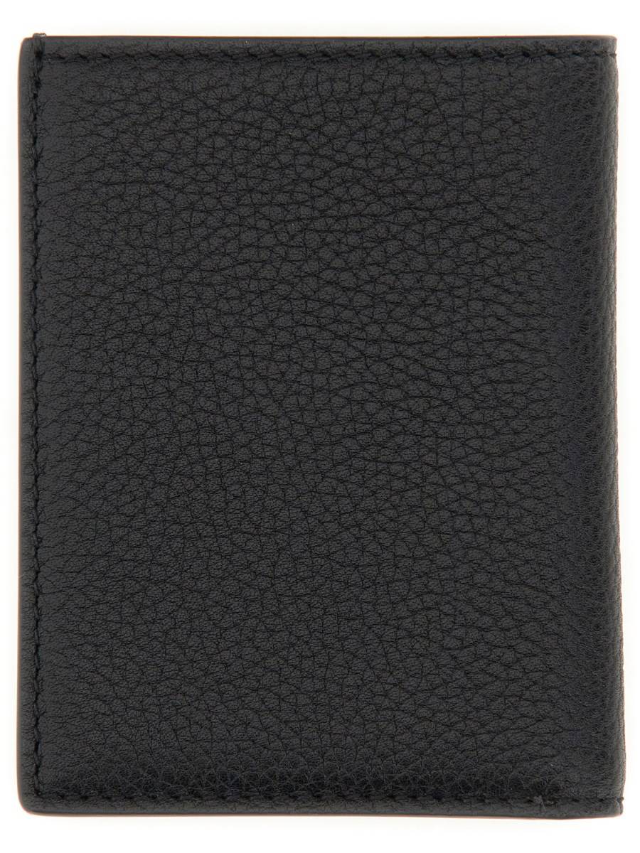 TOM FORD PORTAFOGLIO T LINE IN PELLE MARTELLATA