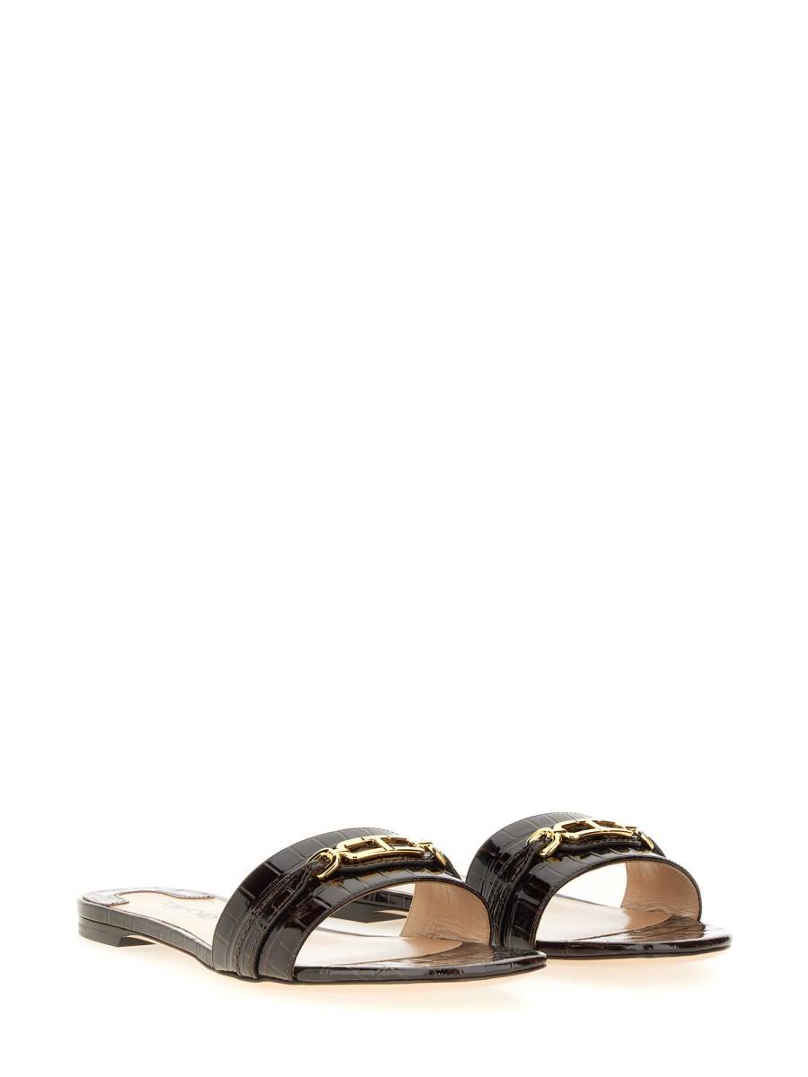 TOM FORD SANDALO SLIDE IN PELLE