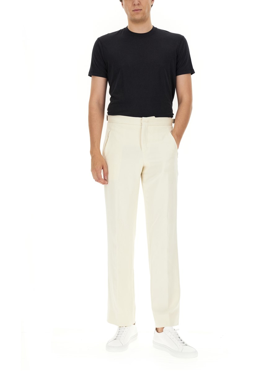 TOM FORD T-SHIRT REGULAR FIT IN LYOCELL