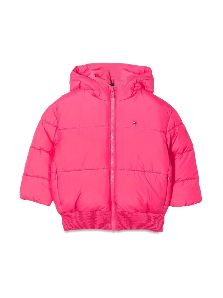 TOMMY HILFIGER HOOD BRANDED PUFFER