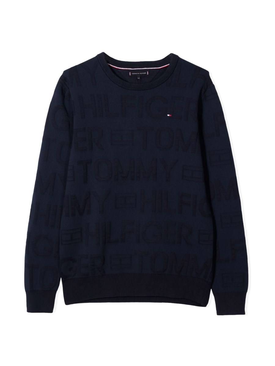 TOMMY HILFIGER JACQUARD ALL OVER SWEATER