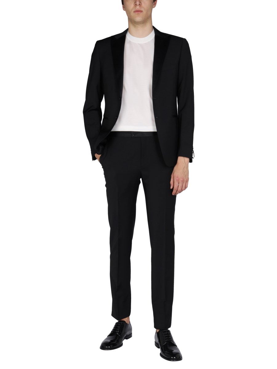 TONELLO ABITO MONOPETTO IN LANA MOHAIR