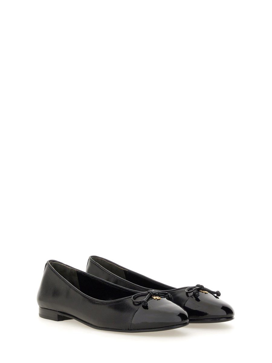 TORY BURCH BALLERINA BOW IN PELLE