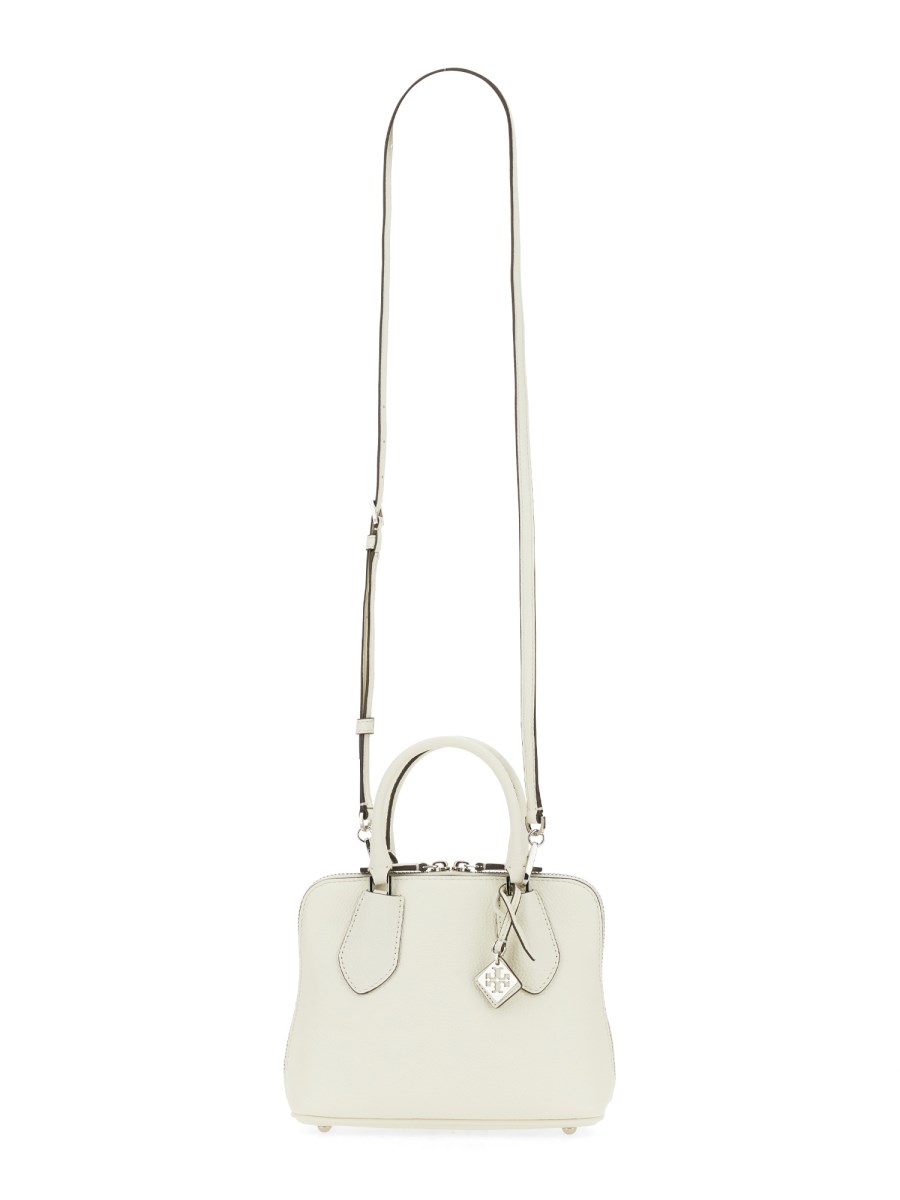 TORY BURCH BORSA A BAULETTO "SWING" MINI IN PELLE