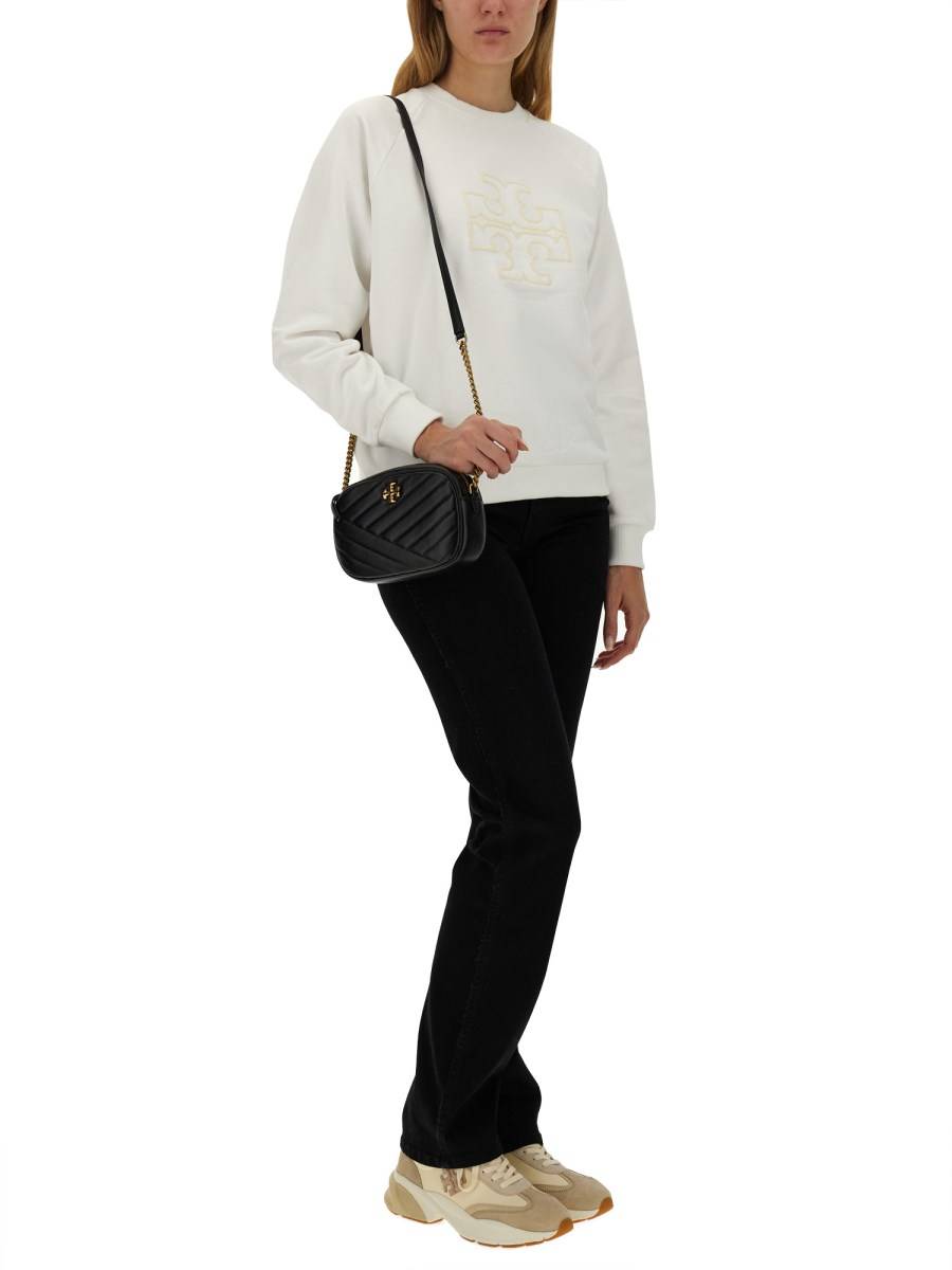 TORY BURCH FELPA CON LOGO RICAMATO