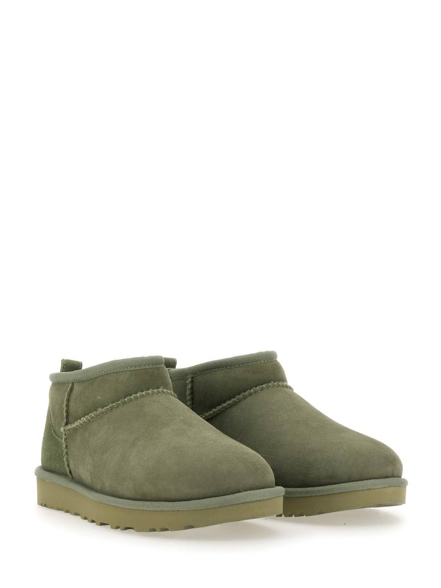 UGG STIVALE CLASSIC ULTRA MINI IN PELLE