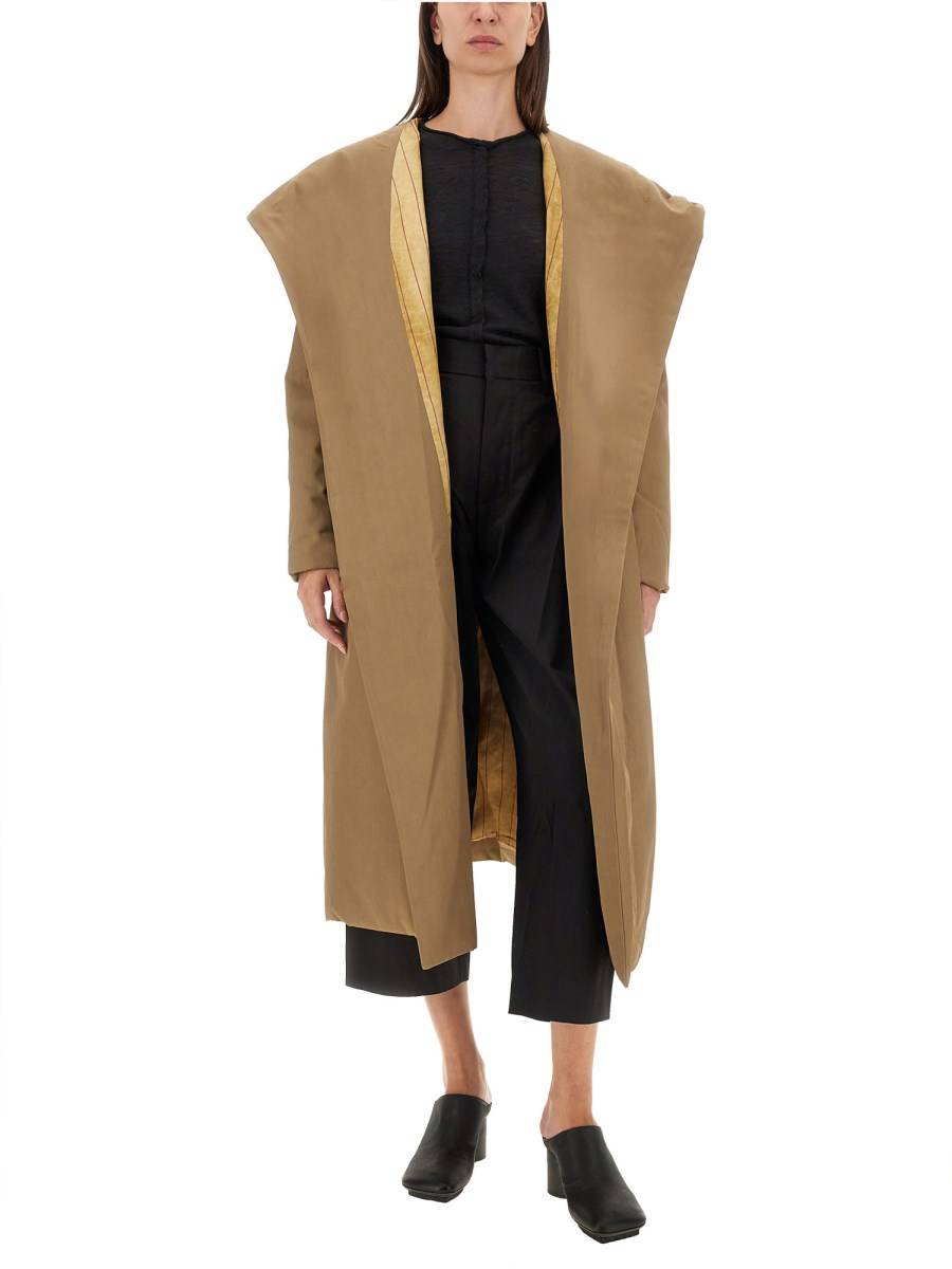 UMA WANG CAPPOTTO APERTO