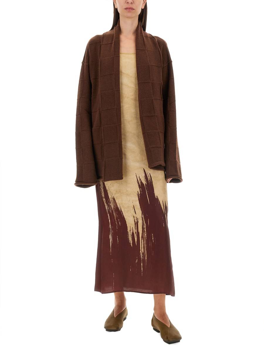 UMA WANG CARDIGAN OVERSIZE FIT IN LANA