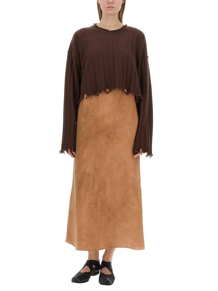 UMA WANG MAGLIA CROPPED IN CASHMERE