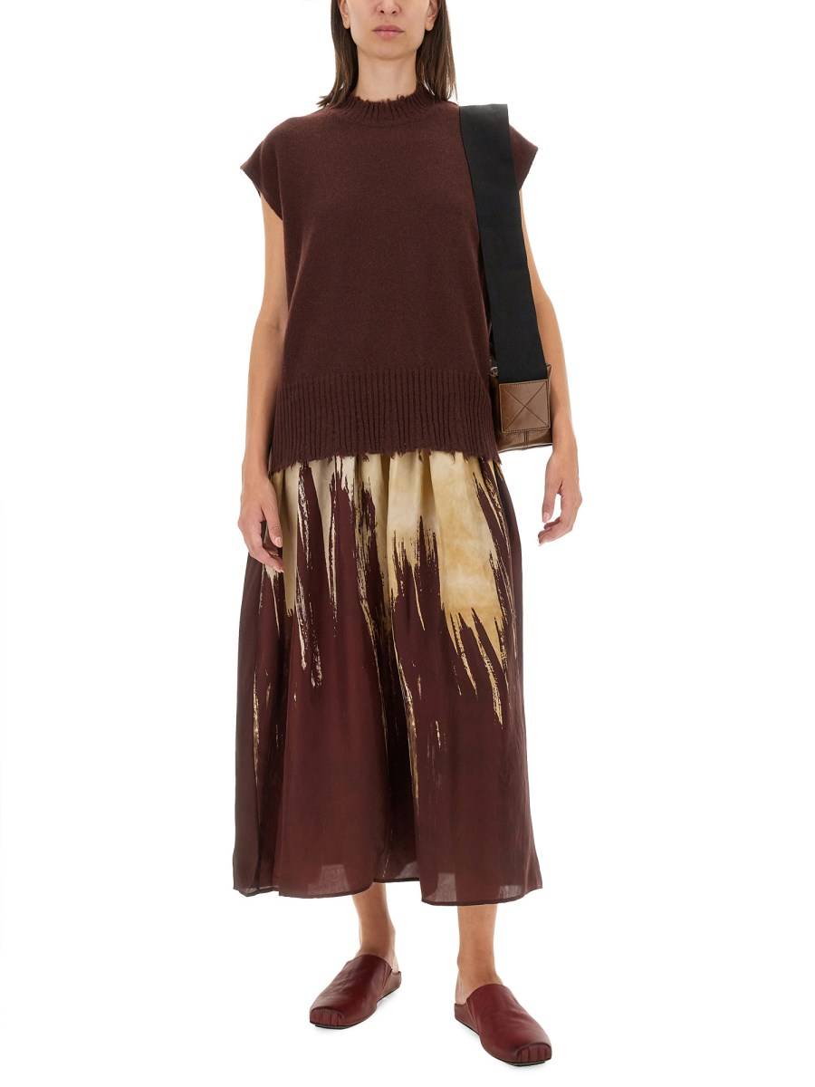 UMA WANG TOP SLV IN CASHMERE