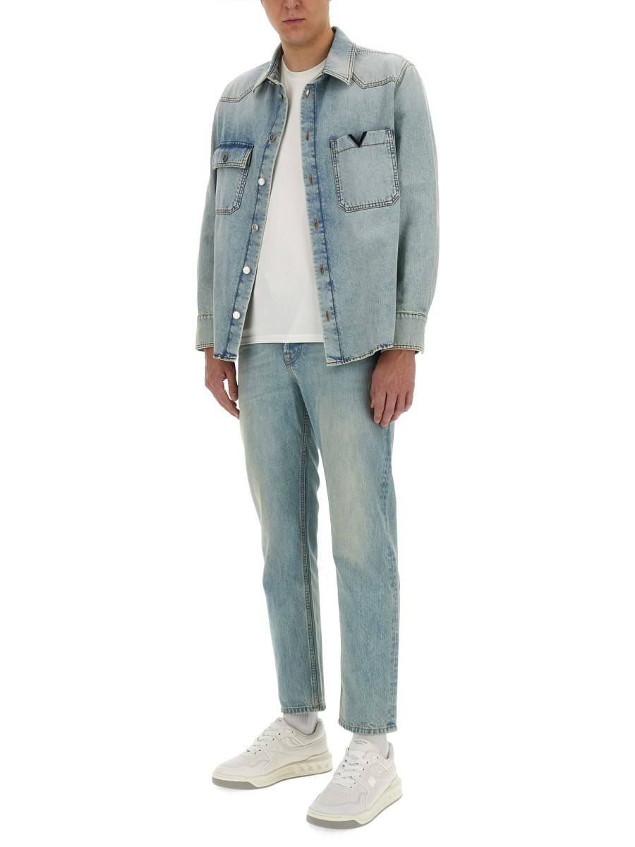 VALENTINO CAMICIA IN DENIM