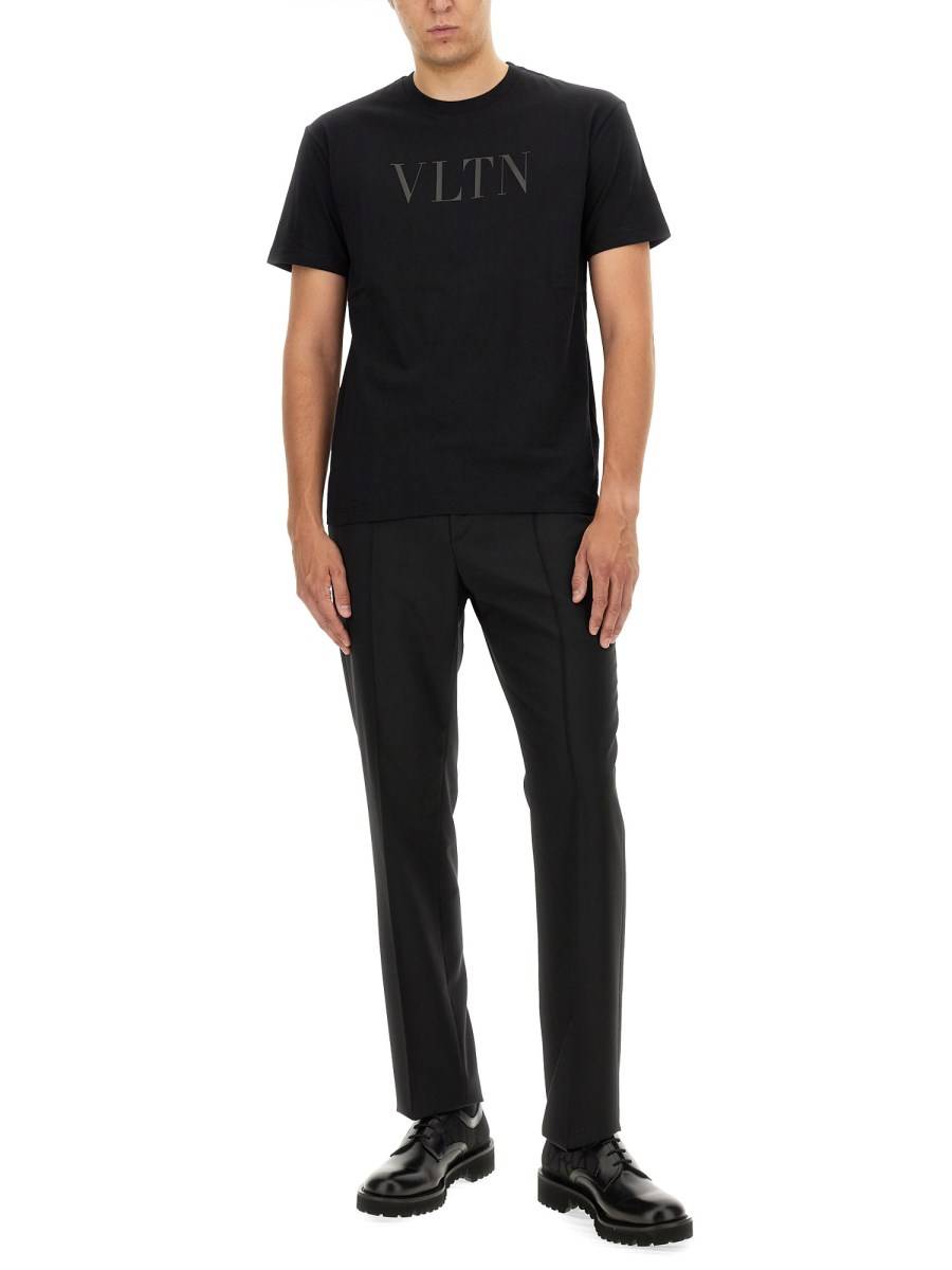VALENTINO T-SHIRT VLTN IN JERSEY DI COTONE