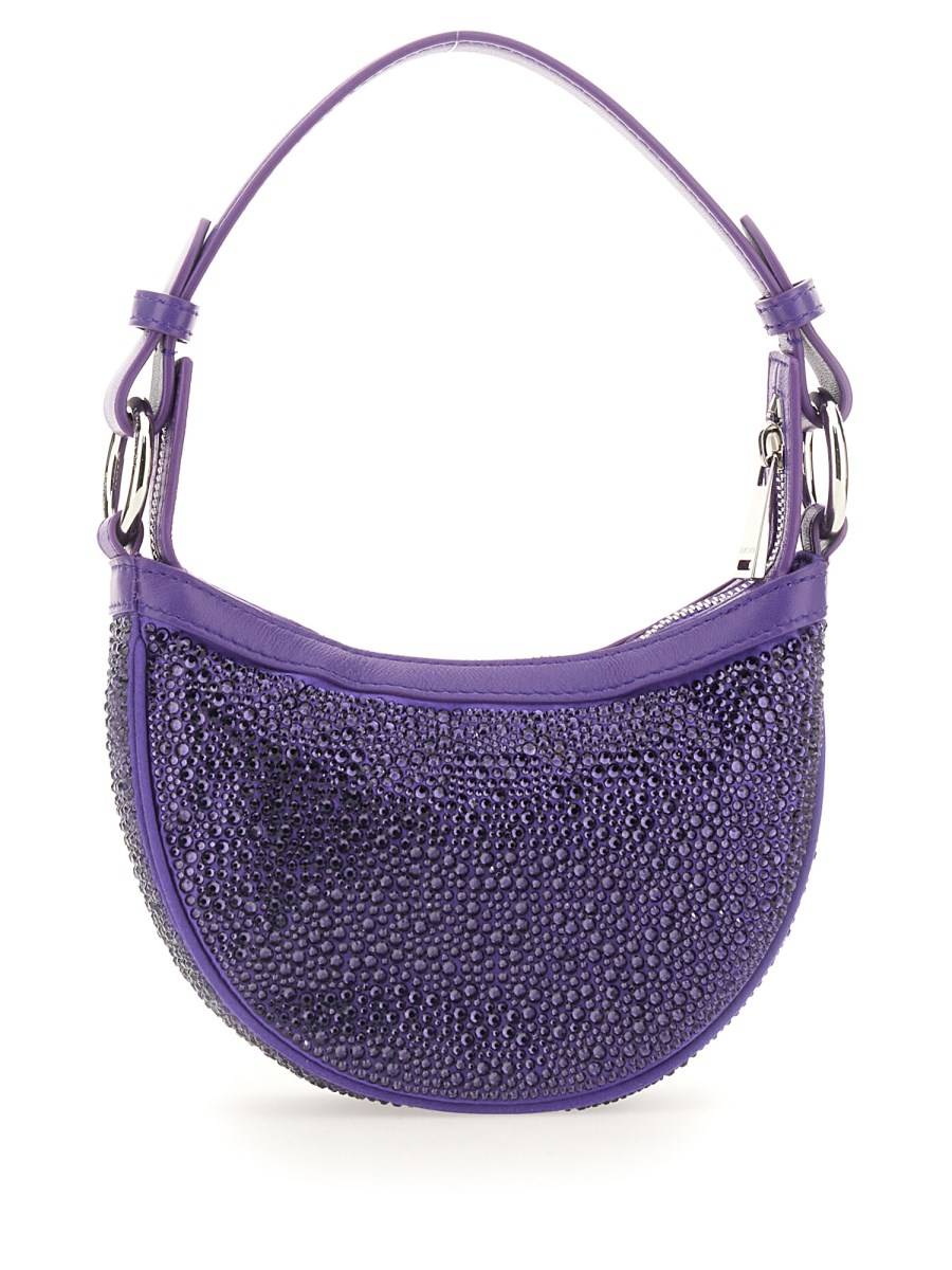 VERSACE BORSA MINI HOBO CON CRISTALLI REPEAT